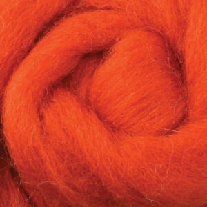 針氈｜C23 南瓜色 - 紐西蘭 Ashford 可瑞戴爾羊毛｜DIY手作/羊毛氈材料