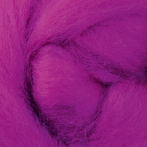 針氈｜C28 紫紅色 - 紐西蘭 Ashford 可瑞戴爾羊毛｜DIY手作/羊毛氈材料