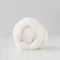 濕氈｜DM101 牛奶白 - 托斯卡尼 19 micron 美麗奴羊毛｜DIY手作/羊毛氈材料