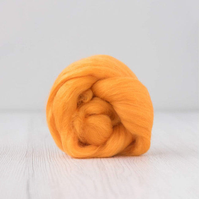 濕氈｜DM208 哈密瓜 - 托斯卡尼 19 micron 美麗奴羊毛｜DIY手作/羊毛氈材料