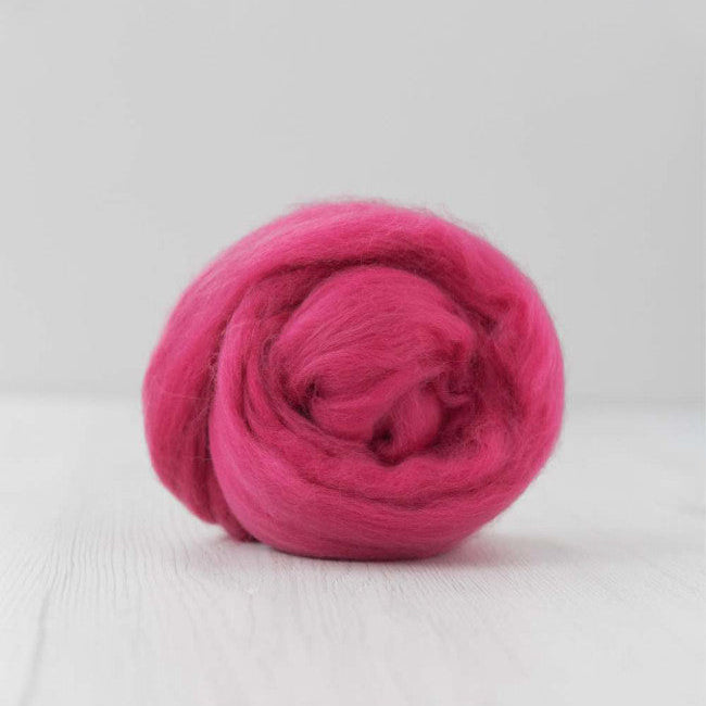 濕氈｜DM212 木莓 - 托斯卡尼 19 micron 美麗奴羊毛｜DIY手作/羊毛氈材料