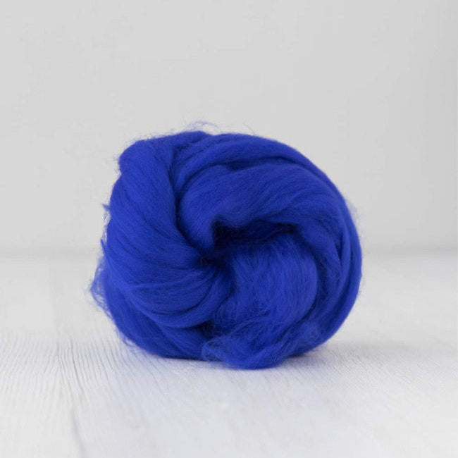 濕氈｜DM410 孔雀藍 - 托斯卡尼 19 micron 美麗奴羊毛｜DIY手作/羊毛氈材料