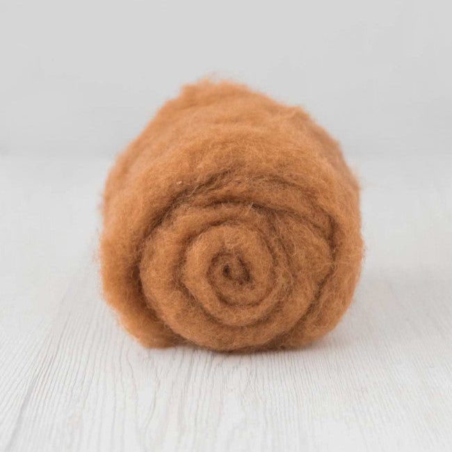 針氈｜DMR108 肉桂 - 托斯卡尼 Maori 針氈羊毛｜DIY手作/羊毛氈材料