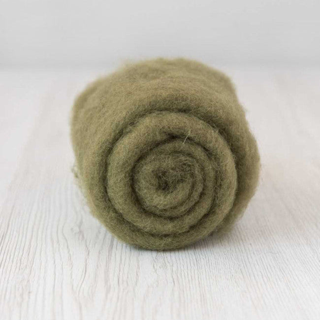 針氈｜DMR109 橄欖 - 托斯卡尼 Maori 針氈羊毛｜DIY手作/羊毛氈材料