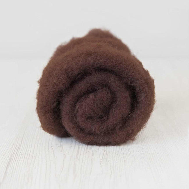 針氈｜DMR114 巧克力 - 托斯卡尼 Maori 針氈羊毛｜DIY手作/羊毛氈材料