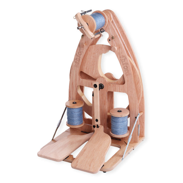 紡紗｜Ashford 折疊式紡紗機 - 雙踏板上漆款（預購）