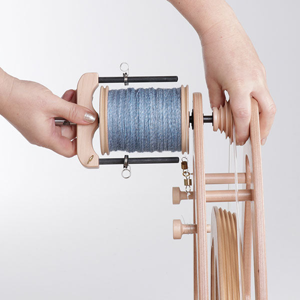 紡紗｜Ashford 折疊式紡紗機 - 雙踏板上漆款（預購）